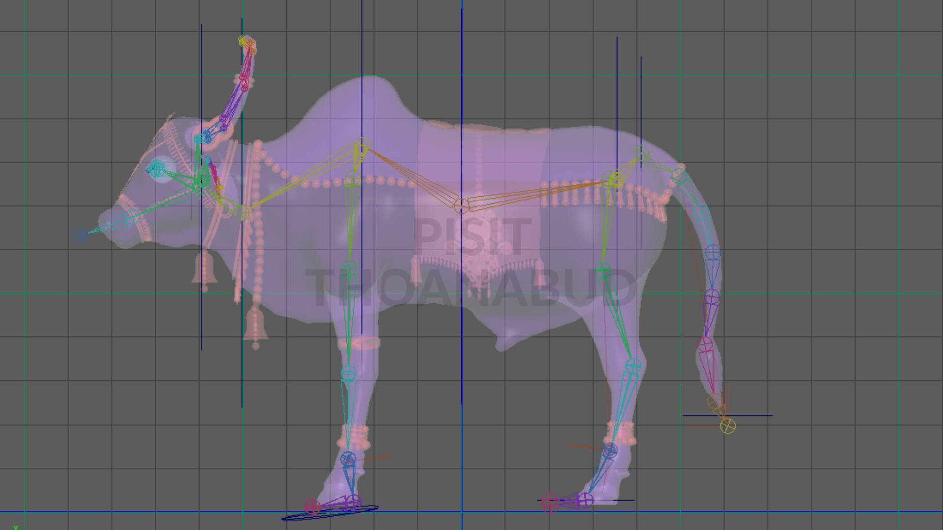 Pisit Thoanabud - Nandi-bull| 3D Rigging, Animation, Real Scale World ...