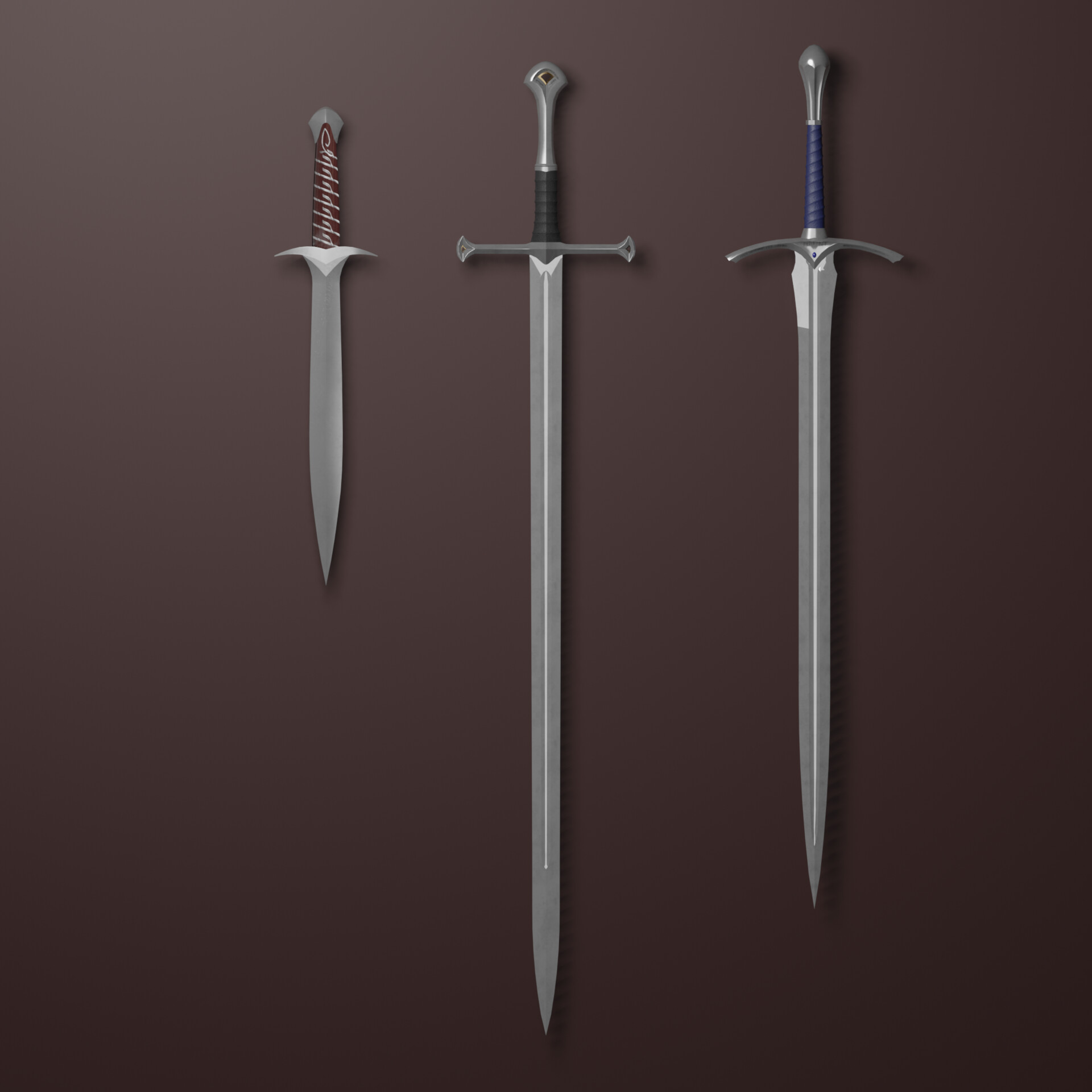 ArtStation LOTR swords