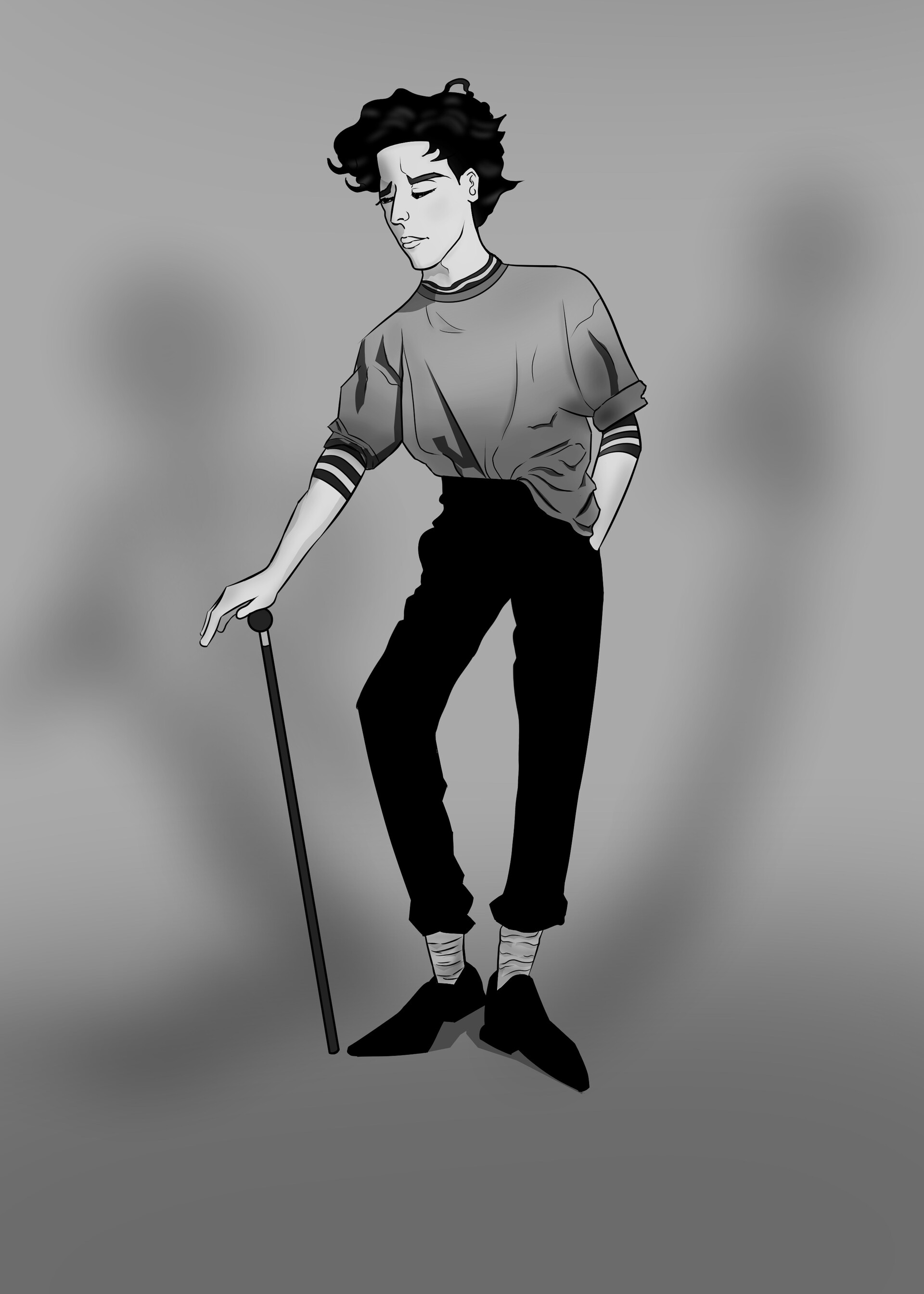 ArtStation - Grayscale studies (Figure Drawing)