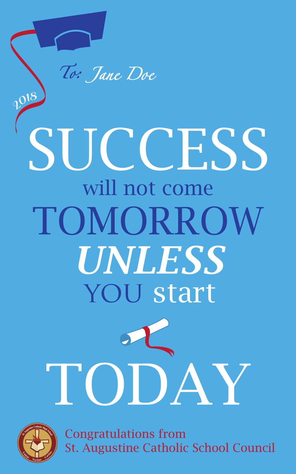 ArtStation - Graduation Poem Label