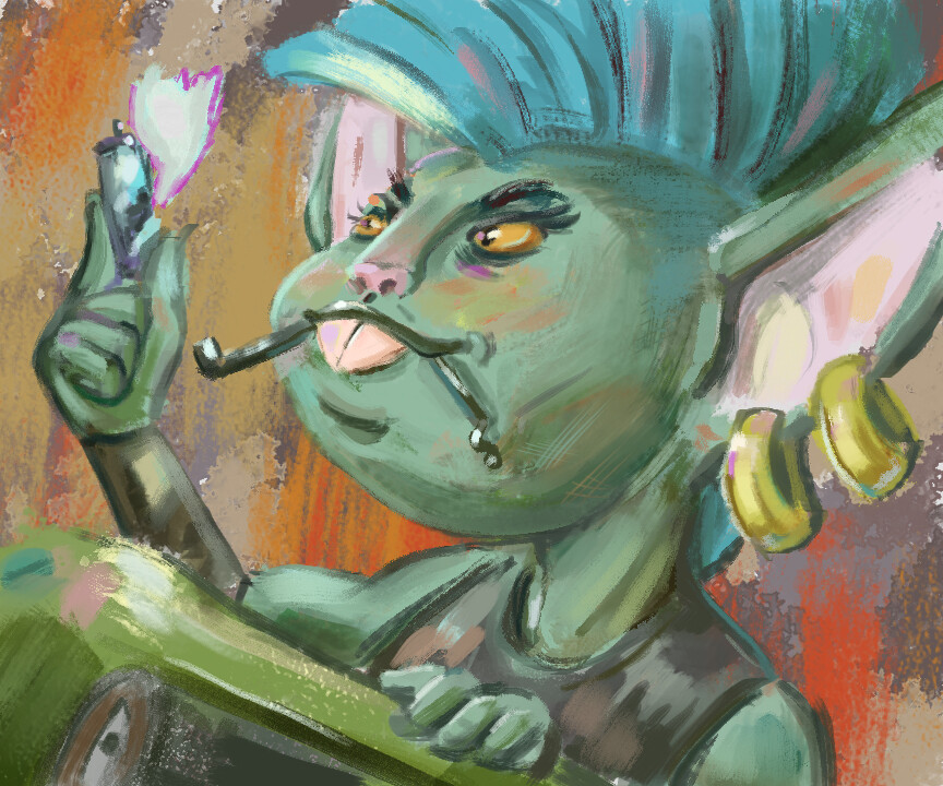 ArtStation - Kit Kaboodle Goblin Artificer ArtStation - Kit Kaboodle Goblin Artificer