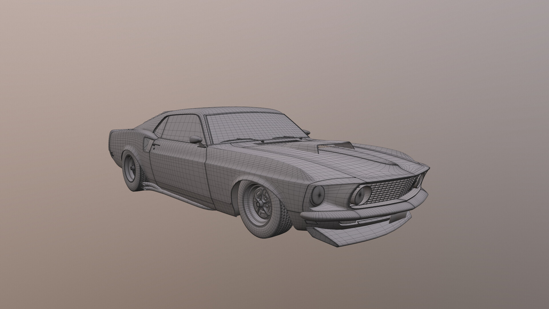 ArtStation - Mustang boss 429