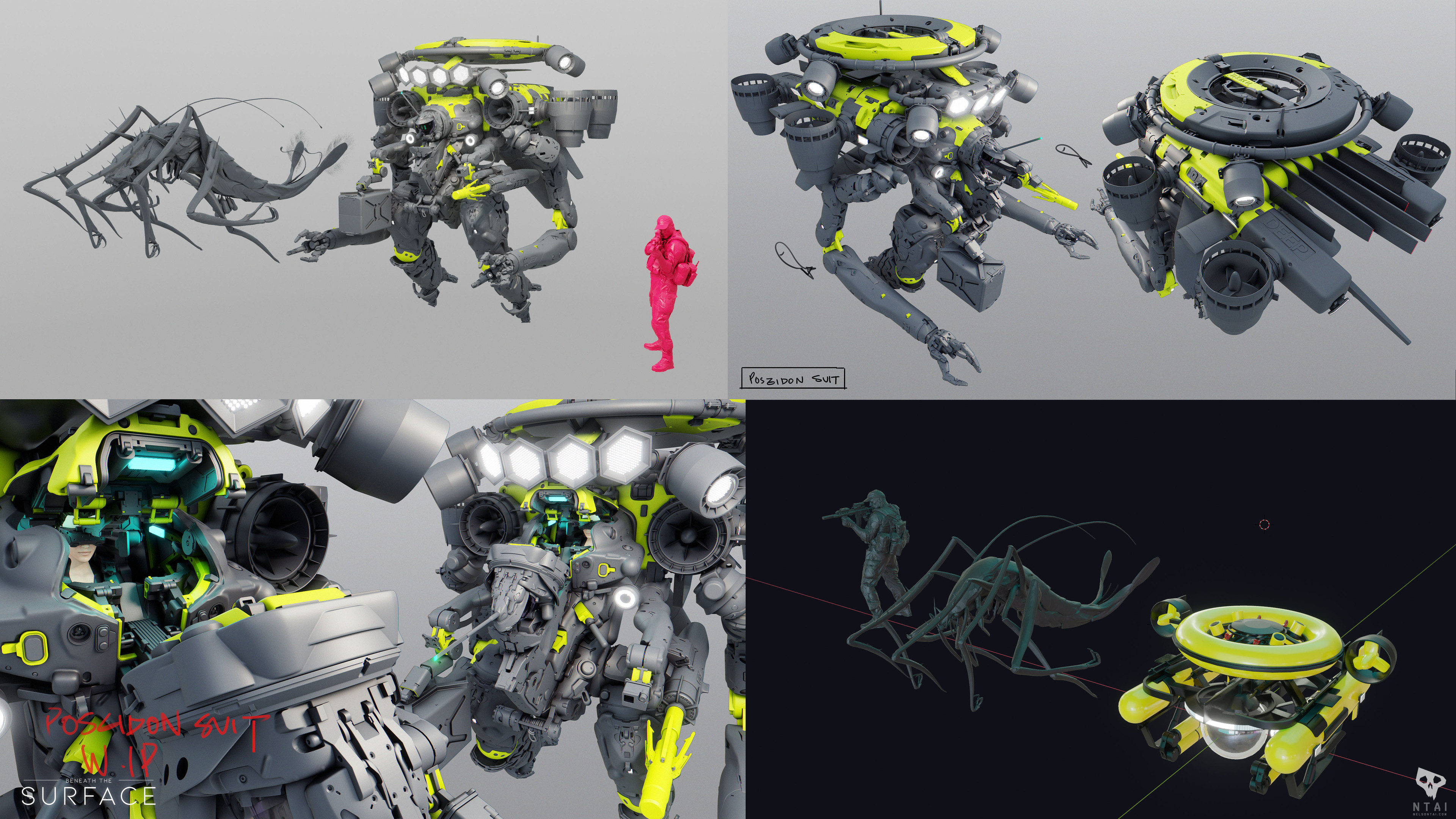 Started originally from a little vehicle before evolving into a mech suit.