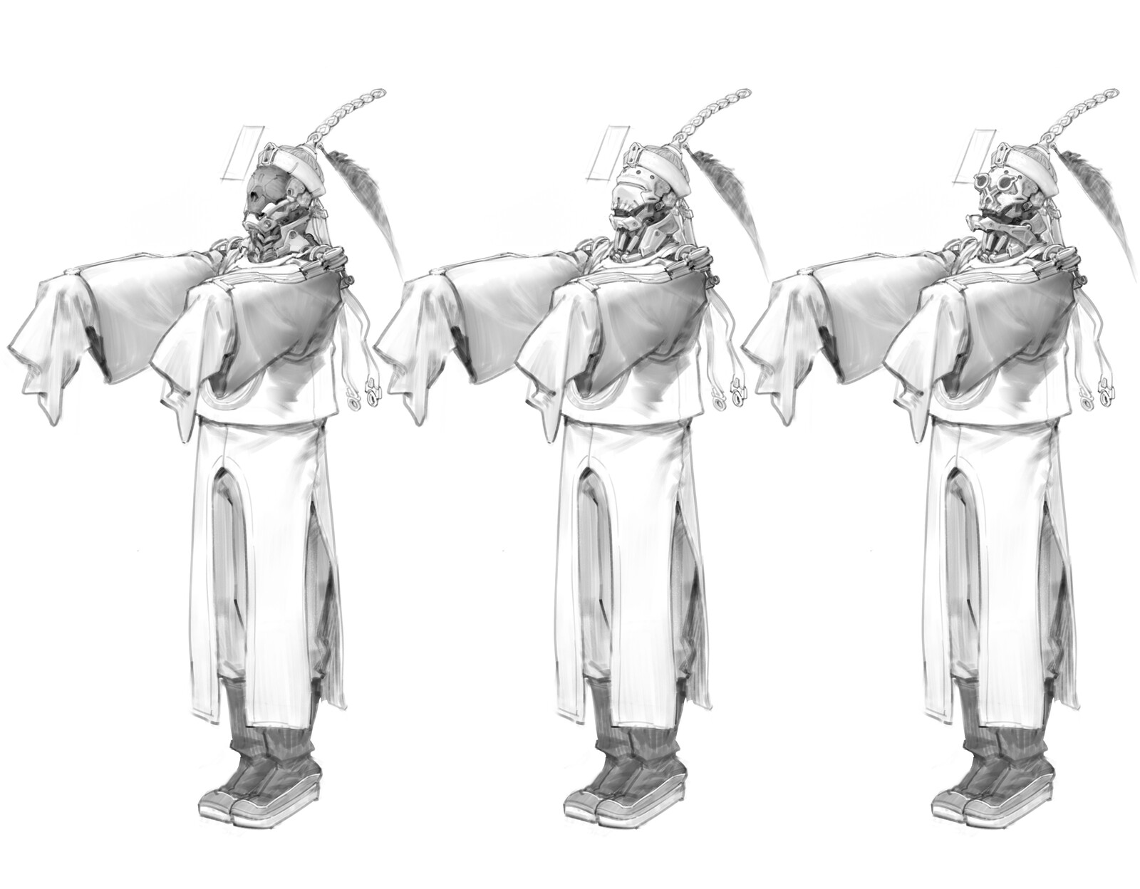 僵尸早期概念稿Early sketches