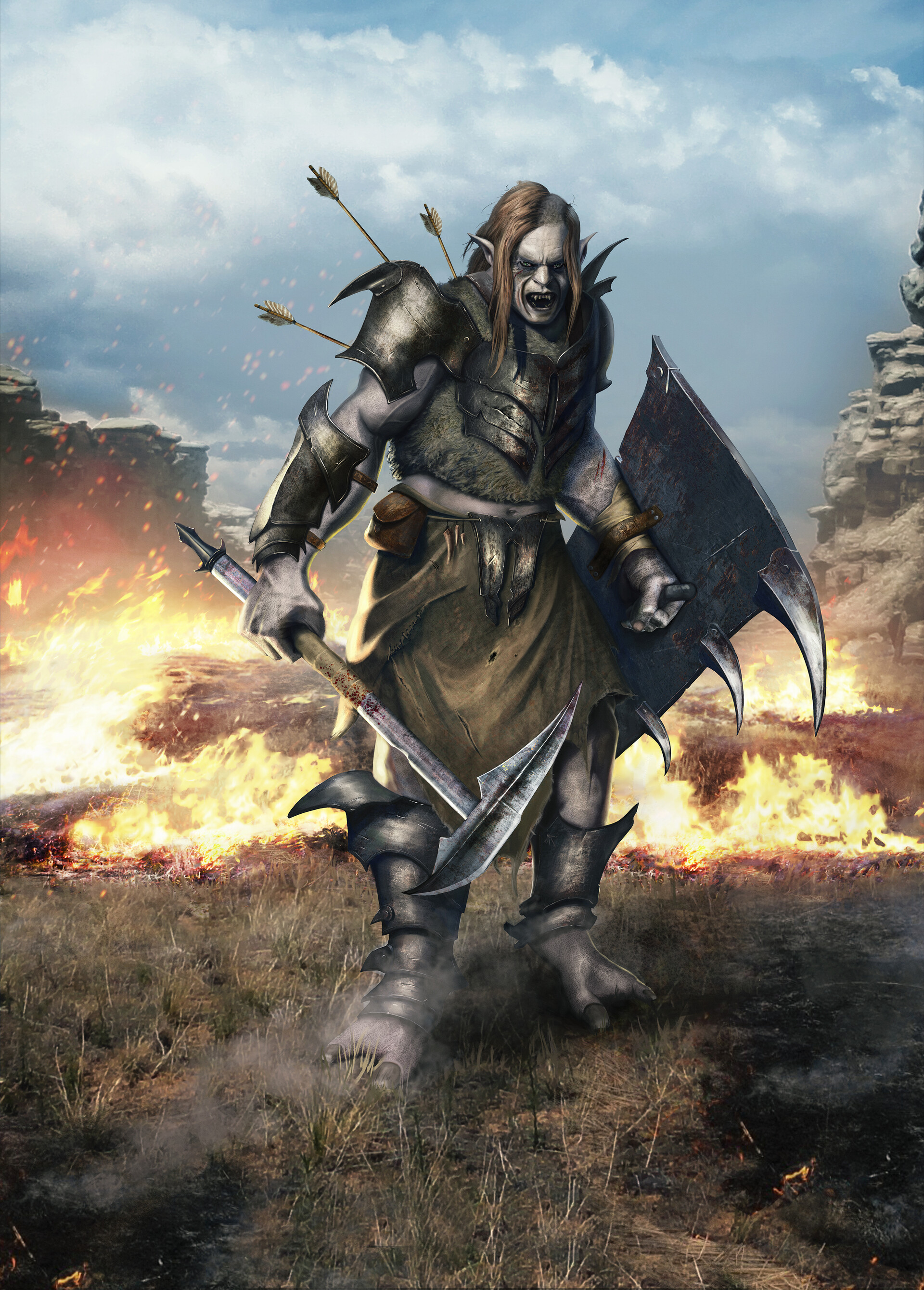 ArtStation - Uruk hai render