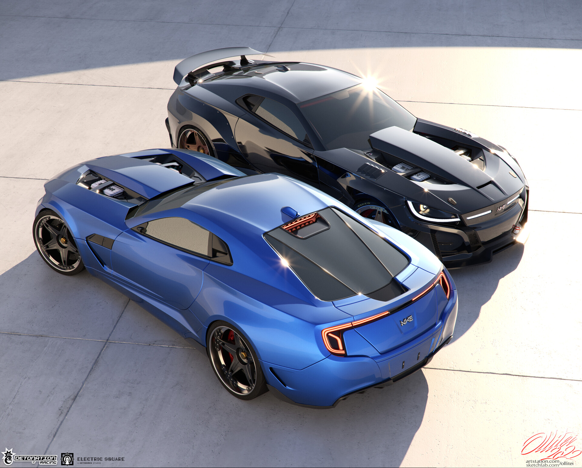 ArtStation - Drift car concept