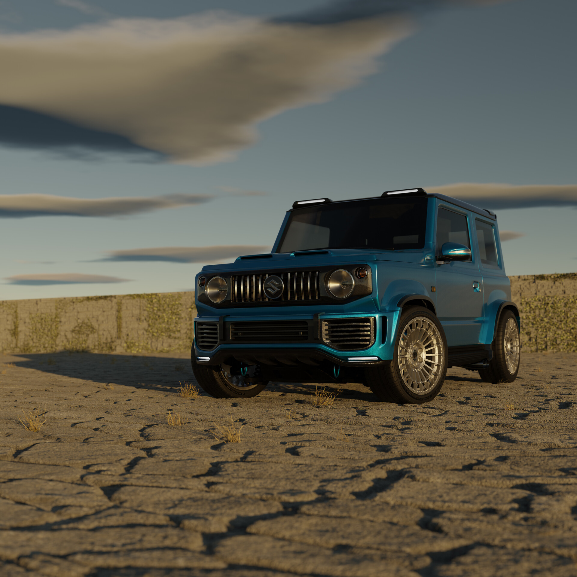 ArtStation - URBAN Suzuki Jimny