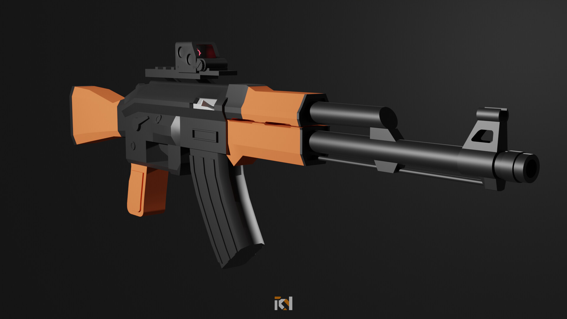 Rizky Ainul Prasetio AK47 With Holographic Sight