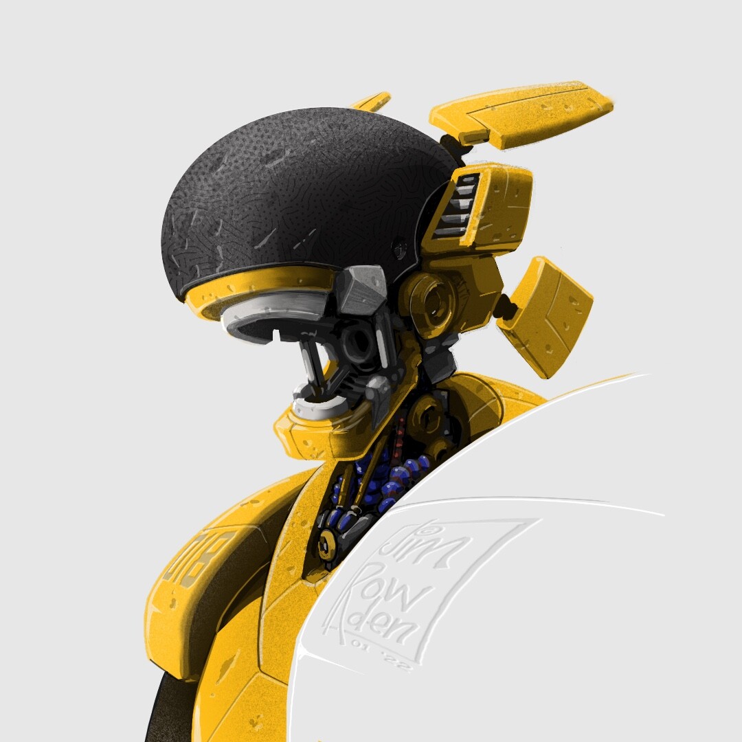 Robot Head 018