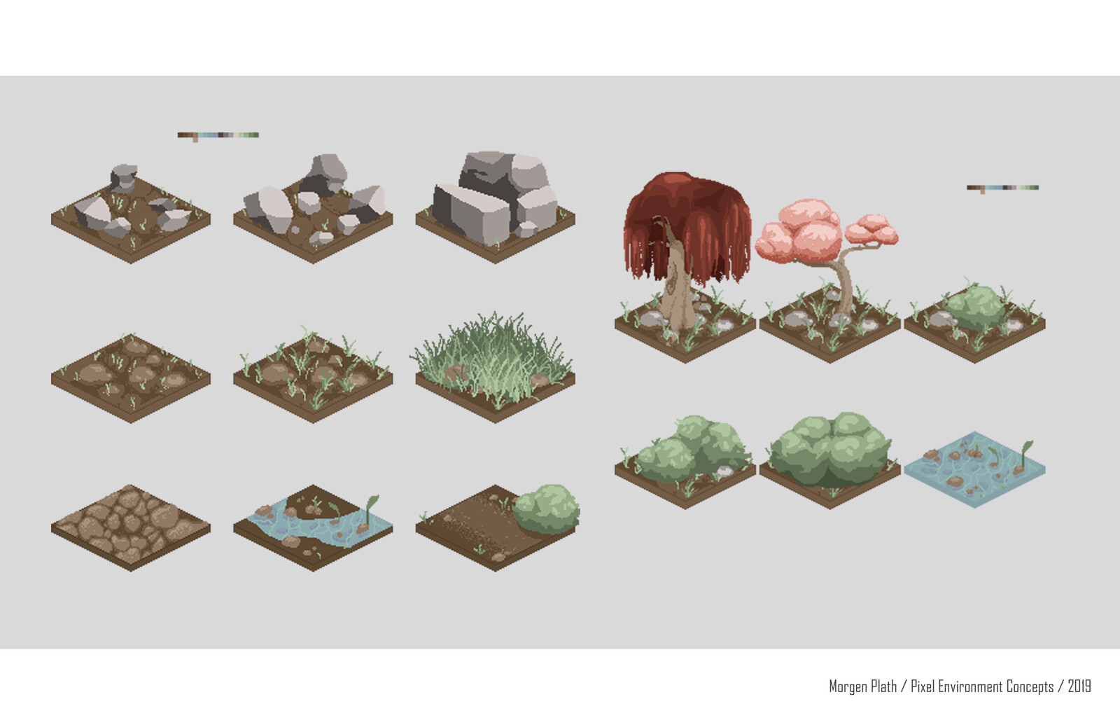 Pixel Environment Concept Designs