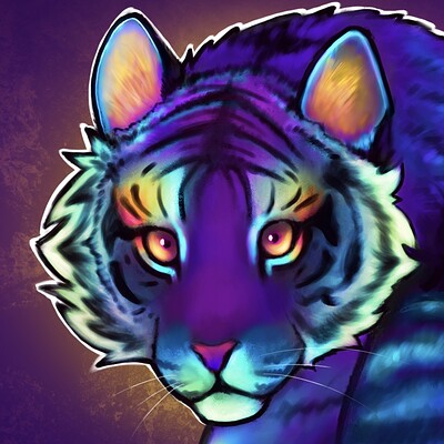 Colorful Tiger