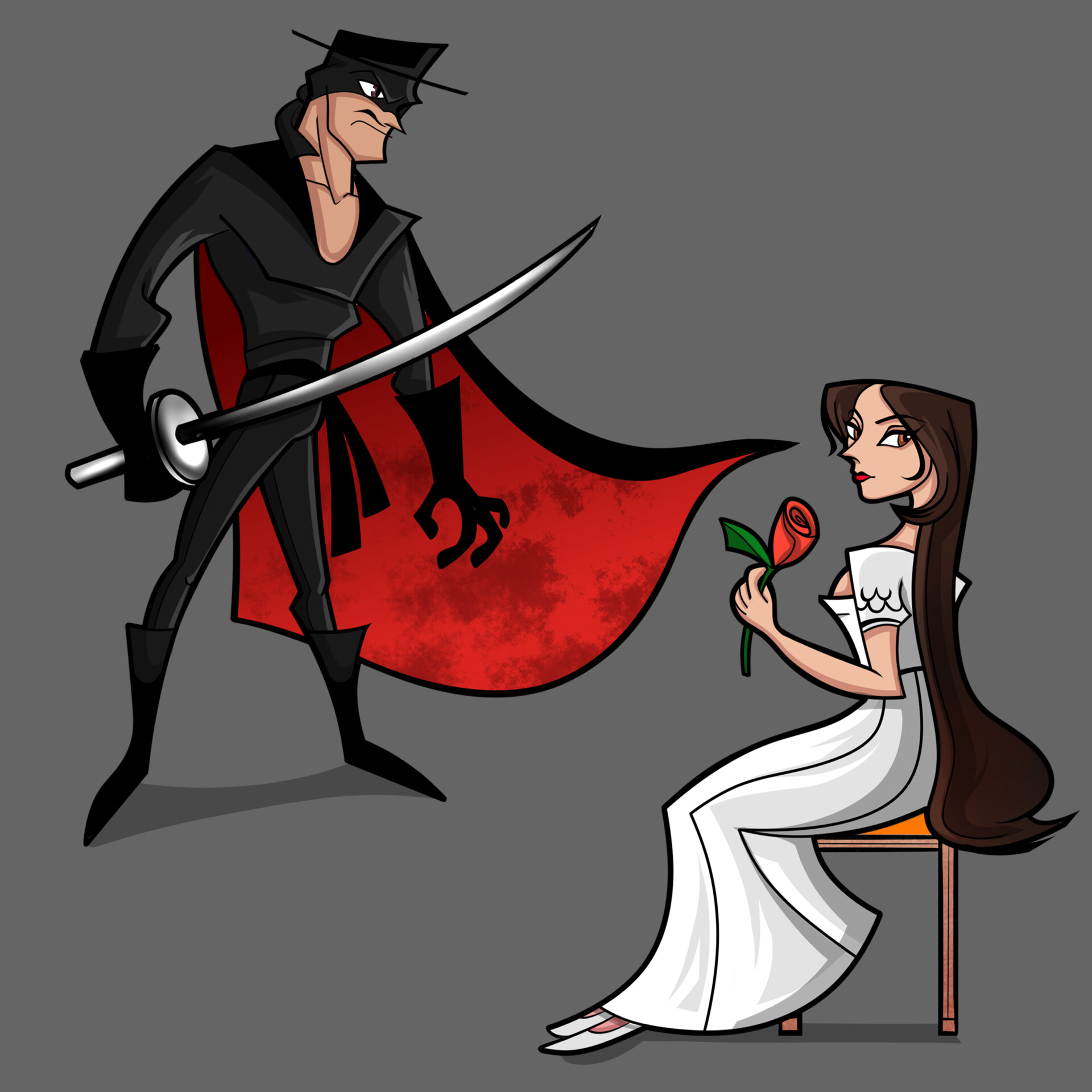 ArtStation - Zorro and Elena