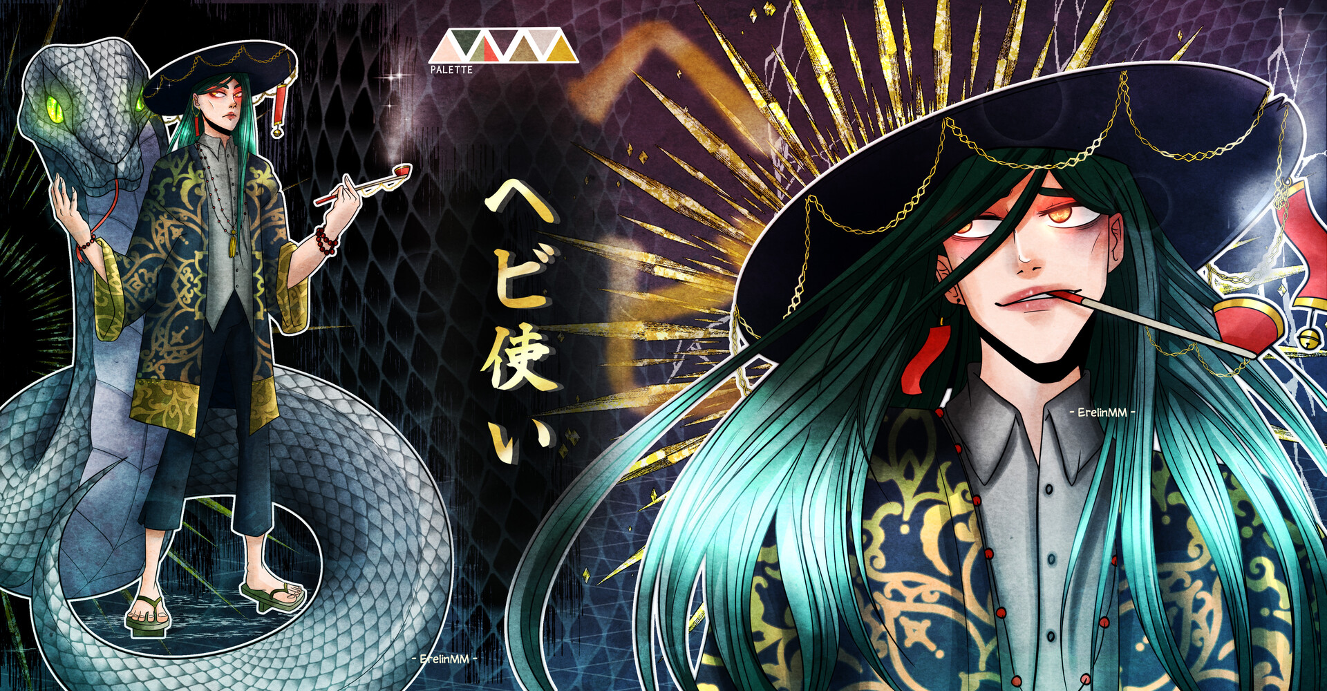 ArtStation Adopt. The snake charmer