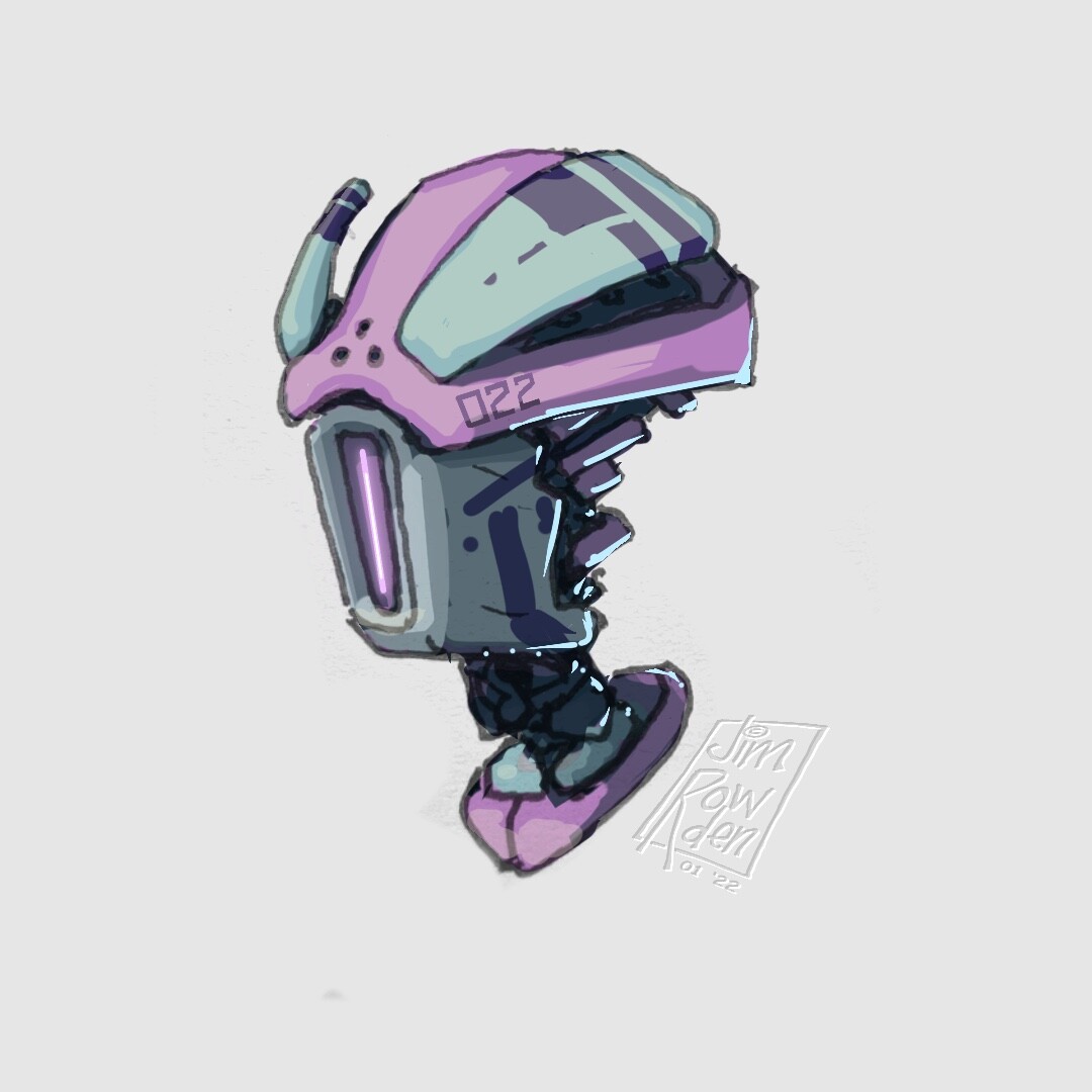 Robot Head 022