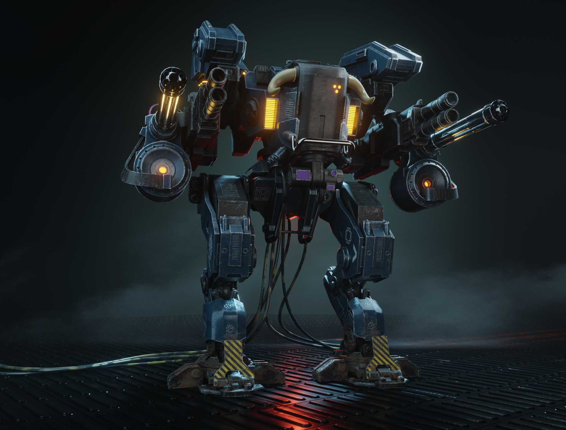 ArtStation - Bull Mech-001 Kaino