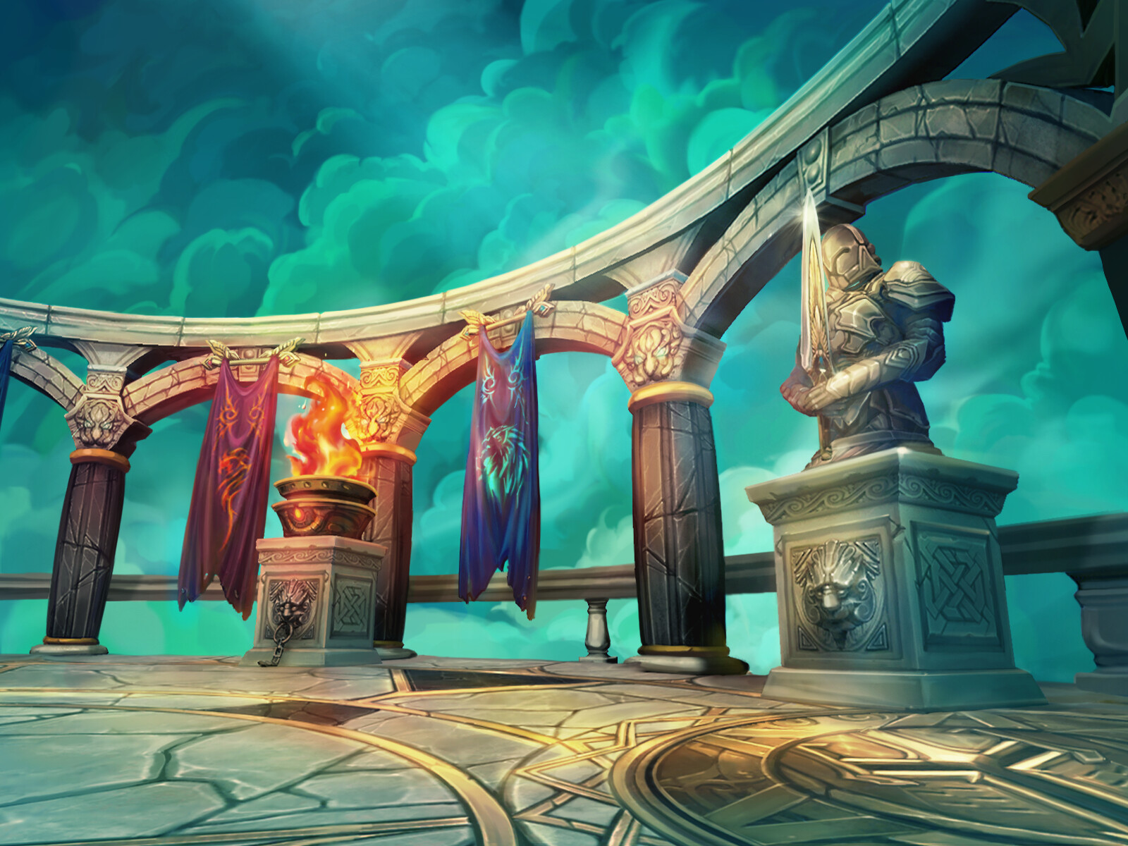 Với Sân đấu trong BG, DungeonSquad mang đến một thế giới huyền bí đầy hấp dẫn. Hãy cùng chiêm ngưỡng Battle Arena Background trên ArtStation để nhận được những trải nghiệm tuyệt vời nhất.