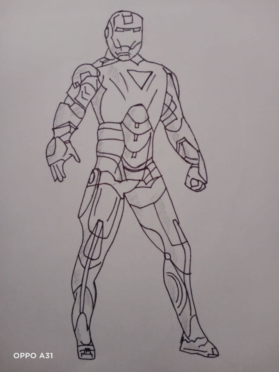 Iron Man Drawing Image - Drawing Skill