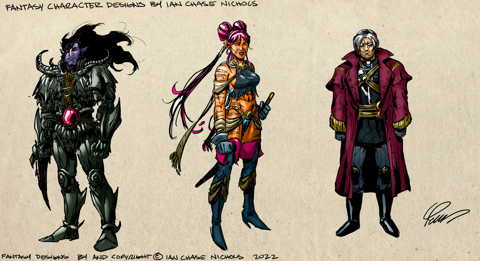 Fantasy Character Designs