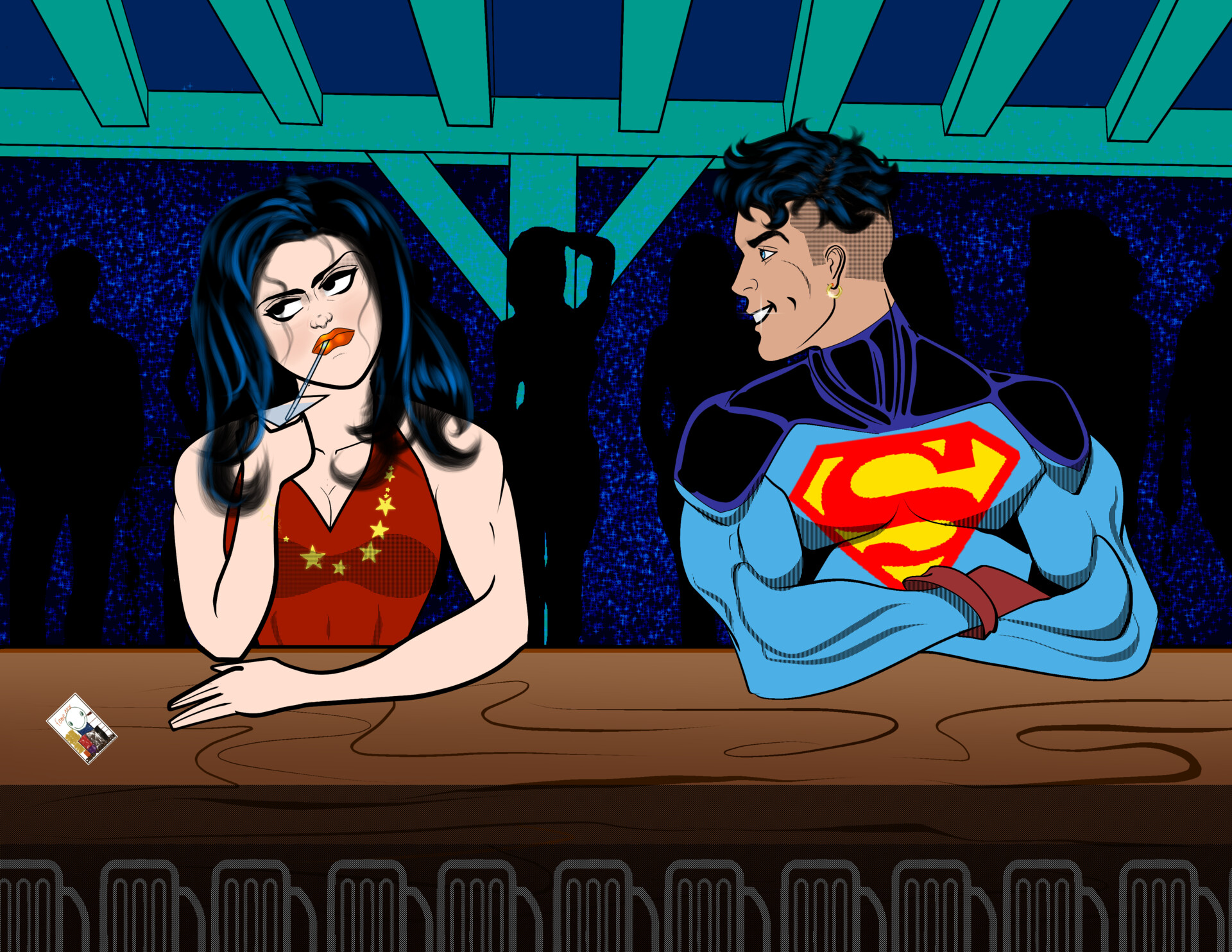 ArtStation - Donna Troy and Superboy