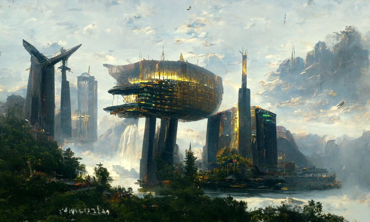 ArtStation - Arcology Collection (AI art)