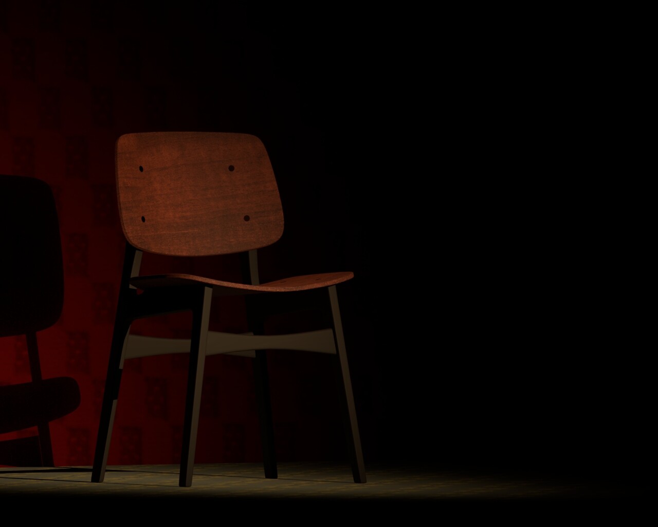 ArtStation - chair with table.