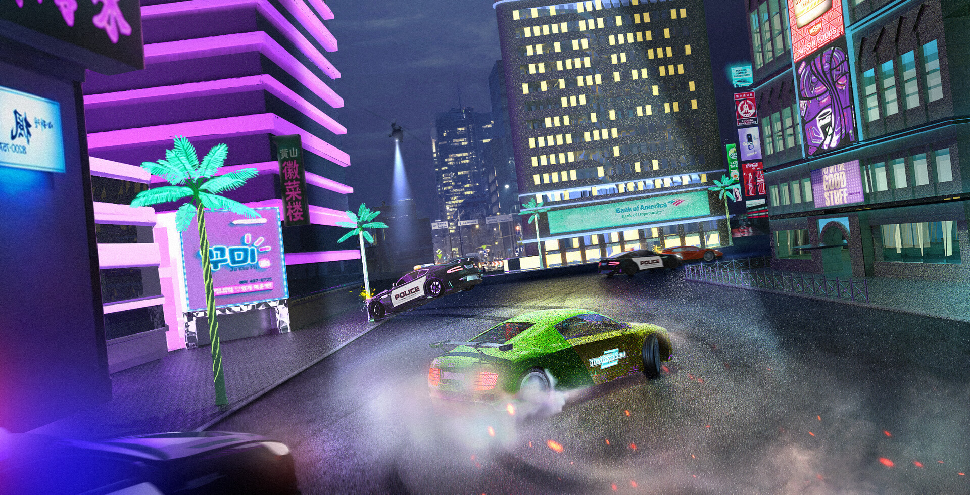 ArtStation NFS Underground 2 (remastered)