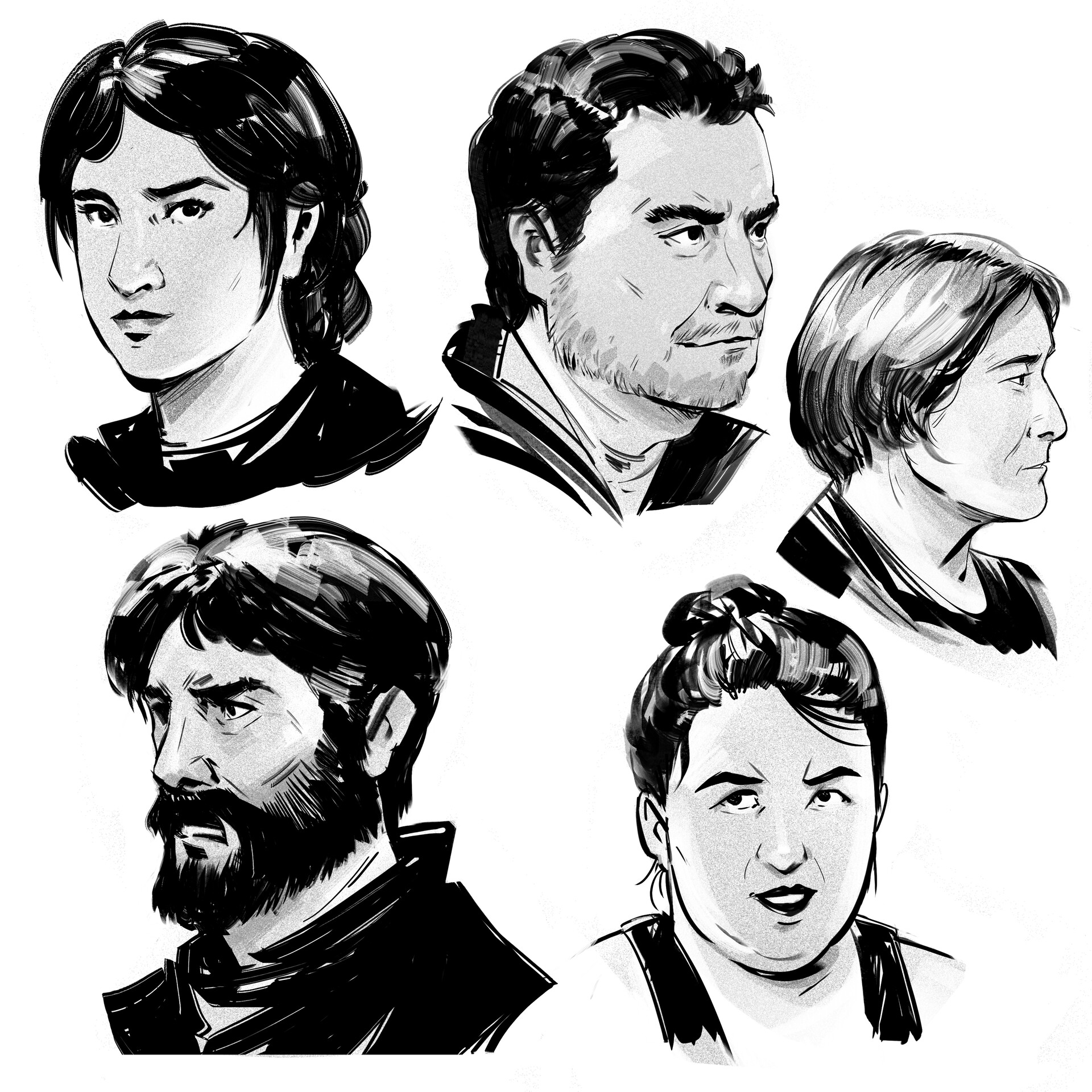 ArtStation - Portrait Doodles