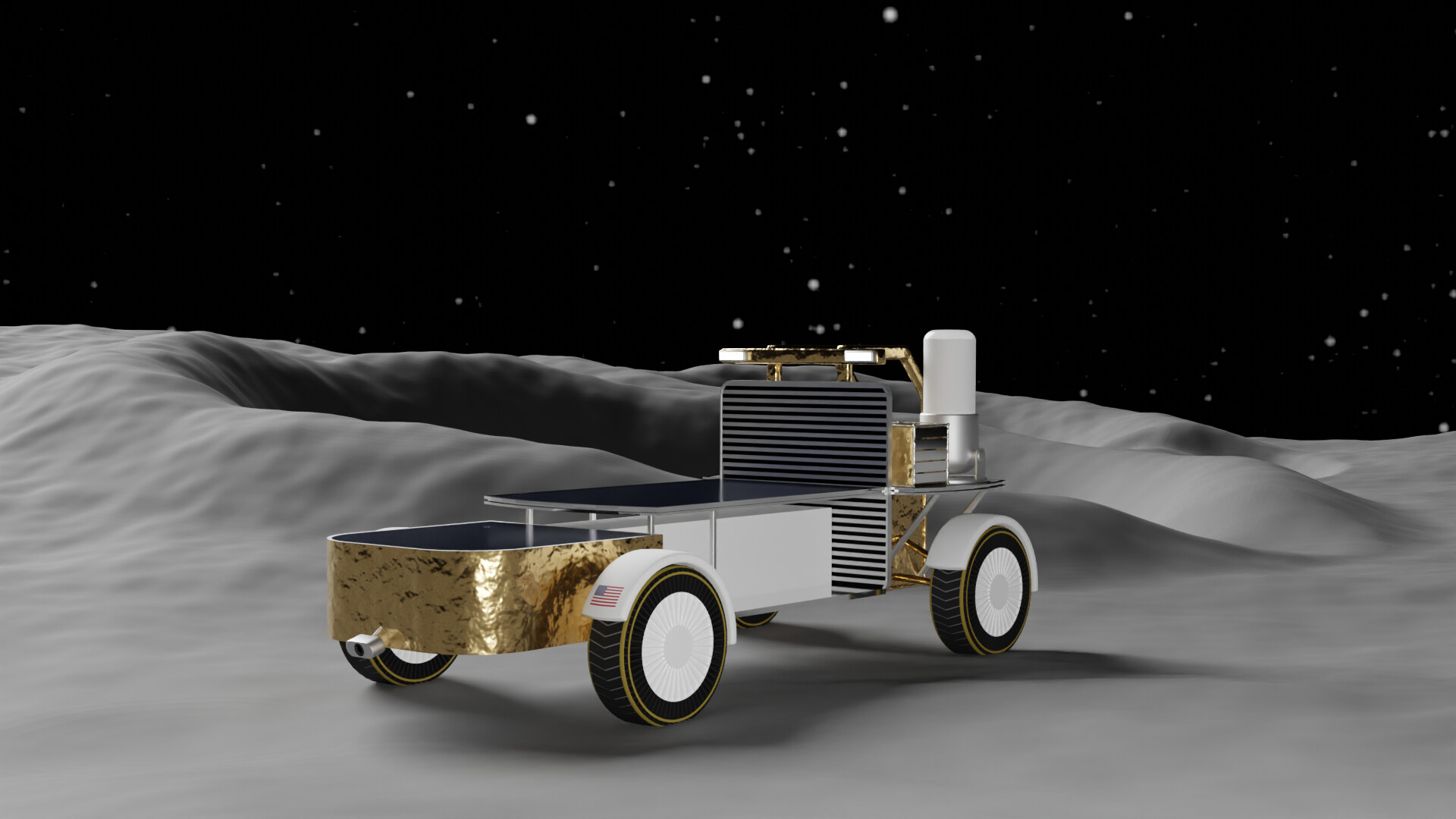 ArtStation - Space Lunar Concept