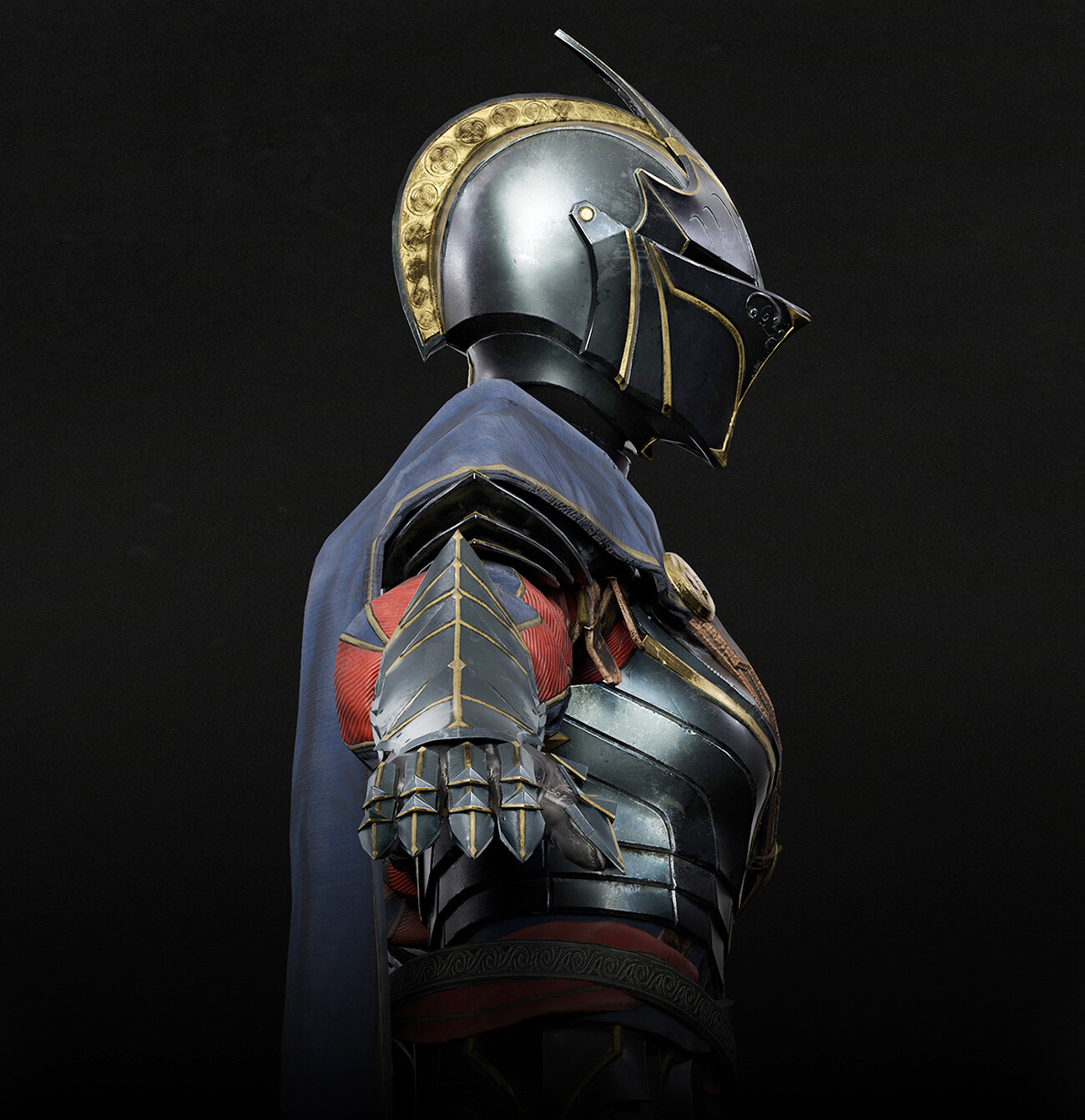 Doom Walker's Armor Beauty Render 3 (render without feathers)