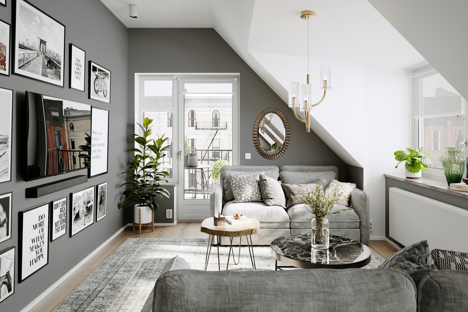 ArtStation Scandinavian Apartment Visualization
