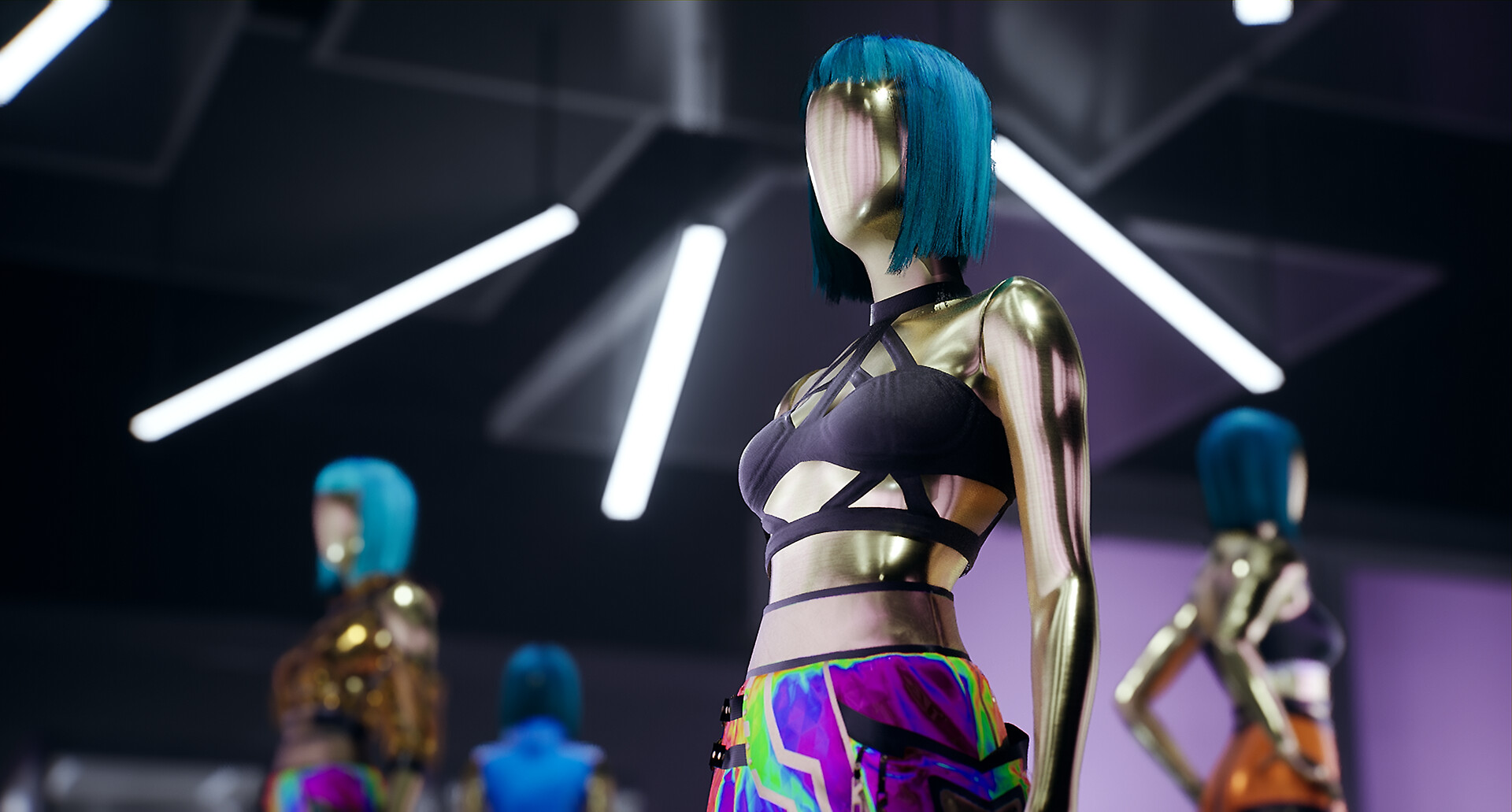 Dekogon Studios Fashion Gallery Display (UE4)