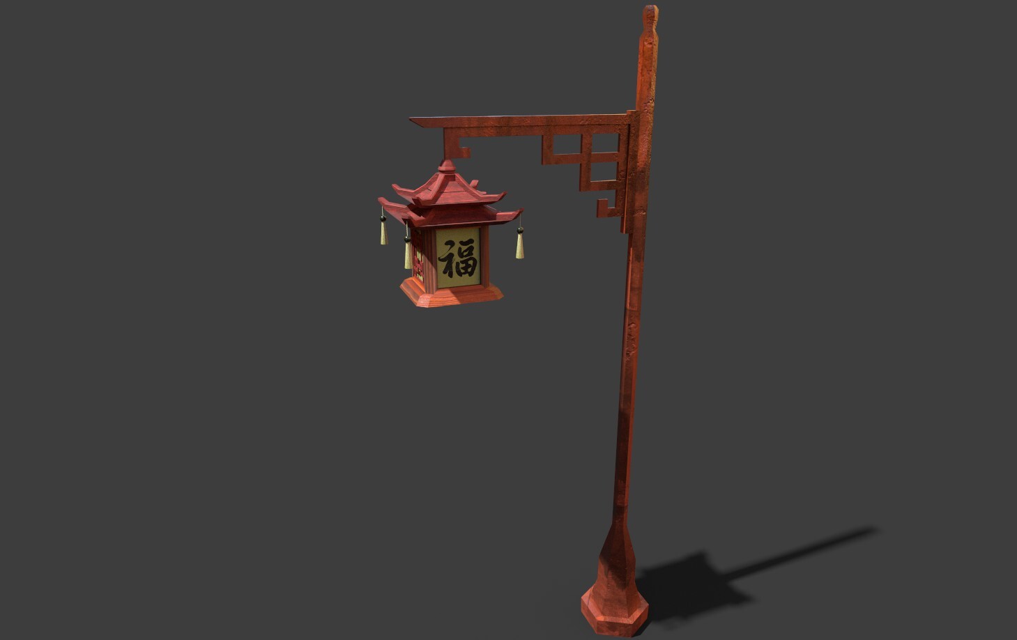 ArtStation Chinese Lamp Post