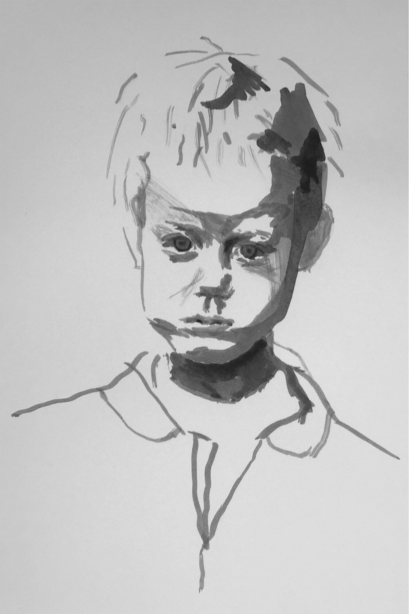 ArtStation ink drawing