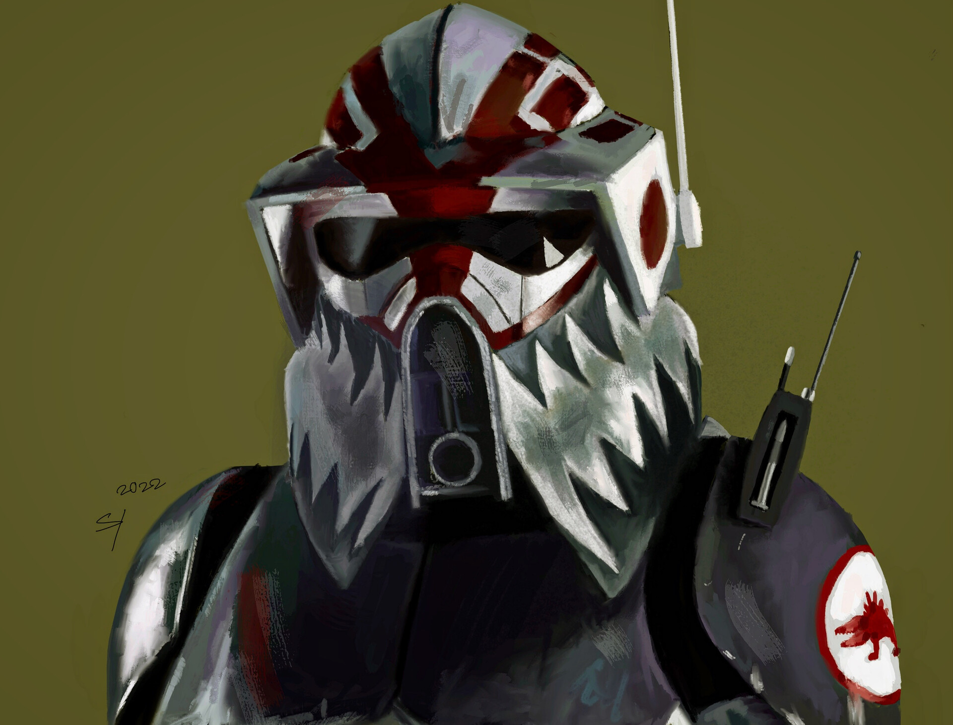 ArtStation K9 clone trooper