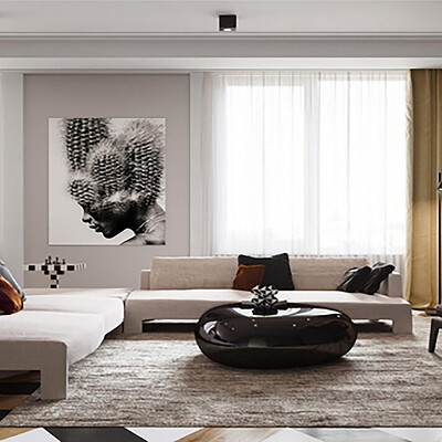Akshath rao modern living room