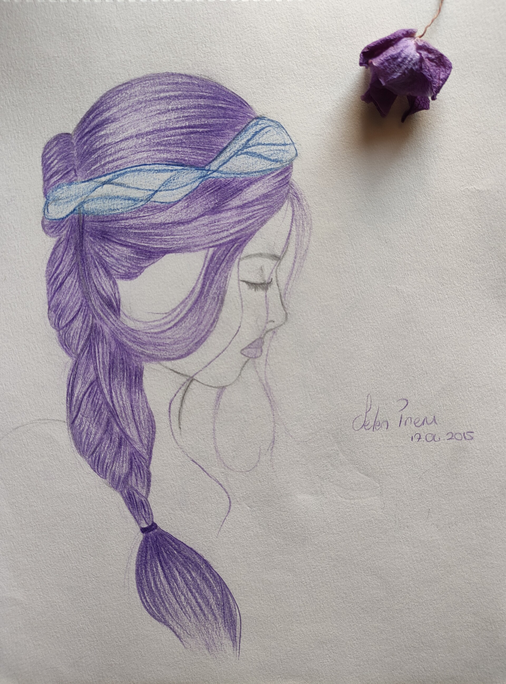 ArtStation - Purple Girl