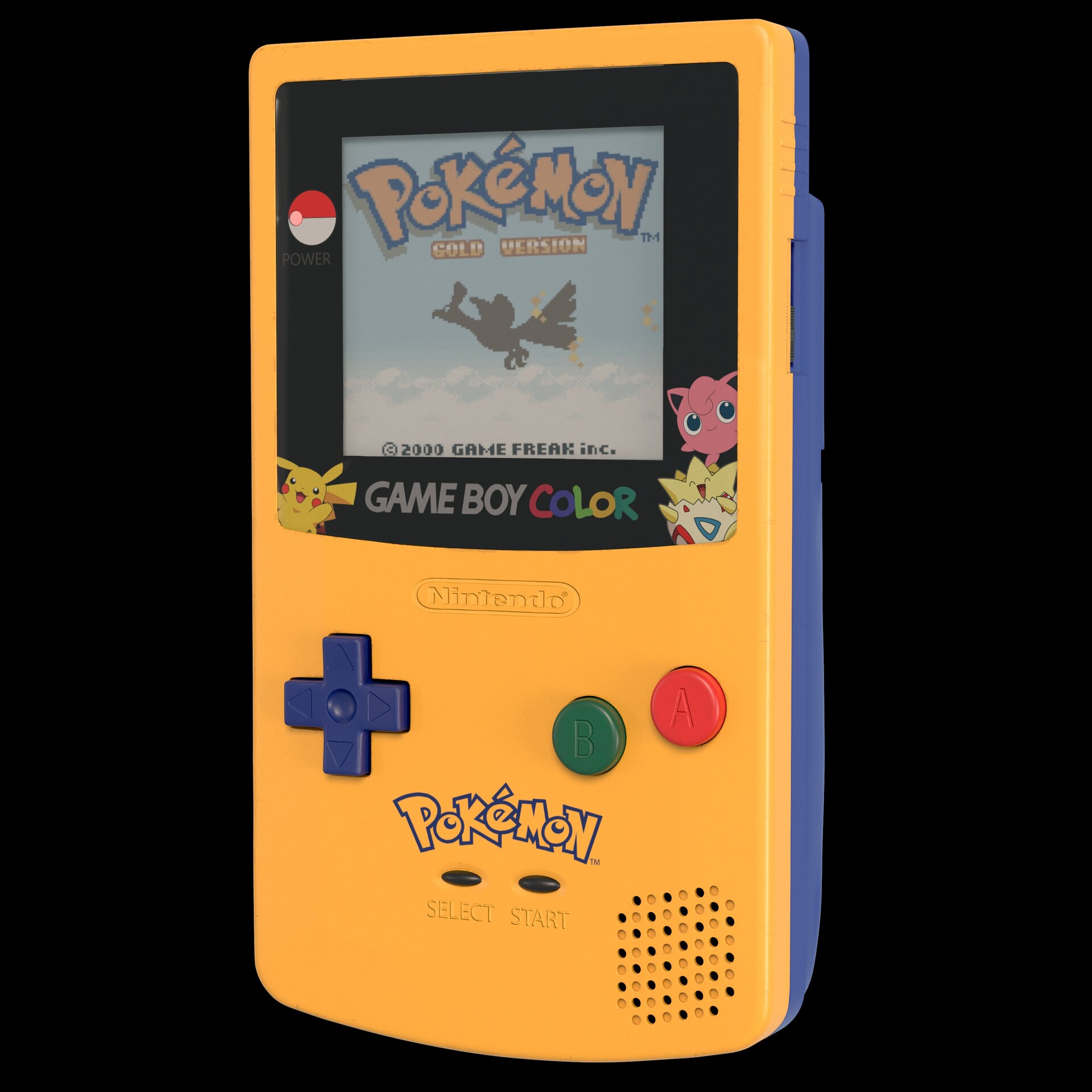 Brug af en computer have på Pudsigt ArtStation - Game Boy Color - Limited Pokemon Edition