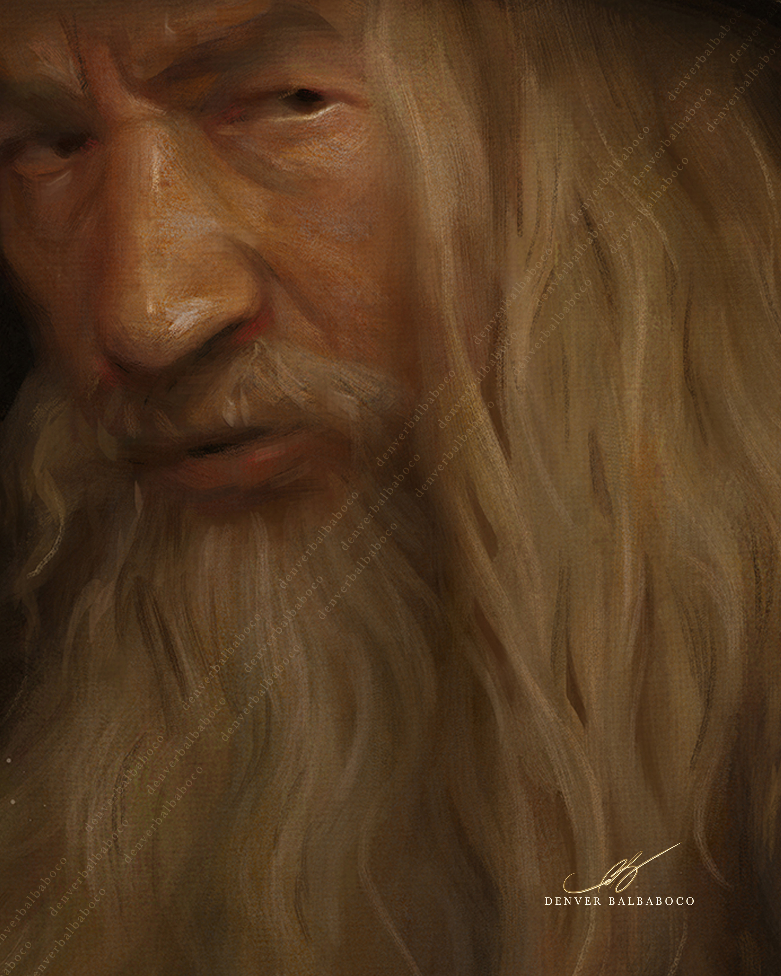 Gandalf Greyhame (detail)