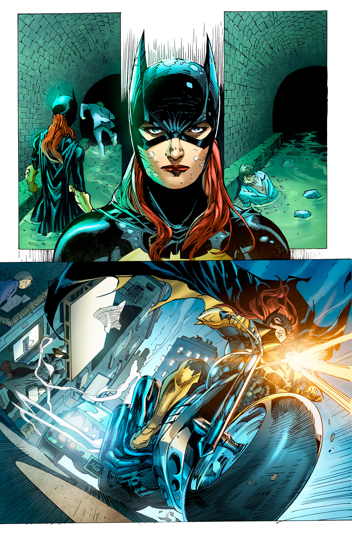 ArtStation Batgirl Comic colors 1