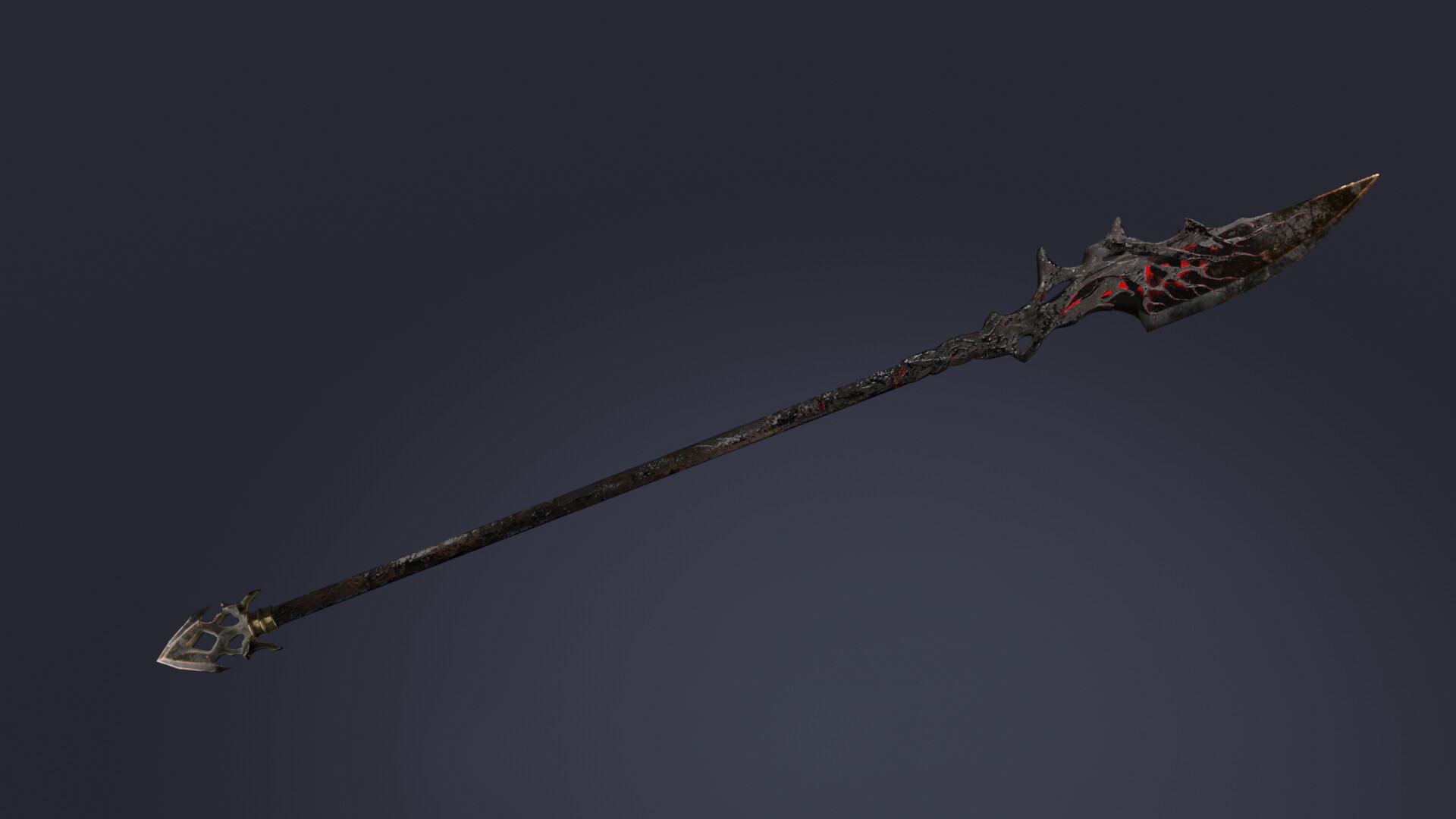 ArtStation Fire spear.