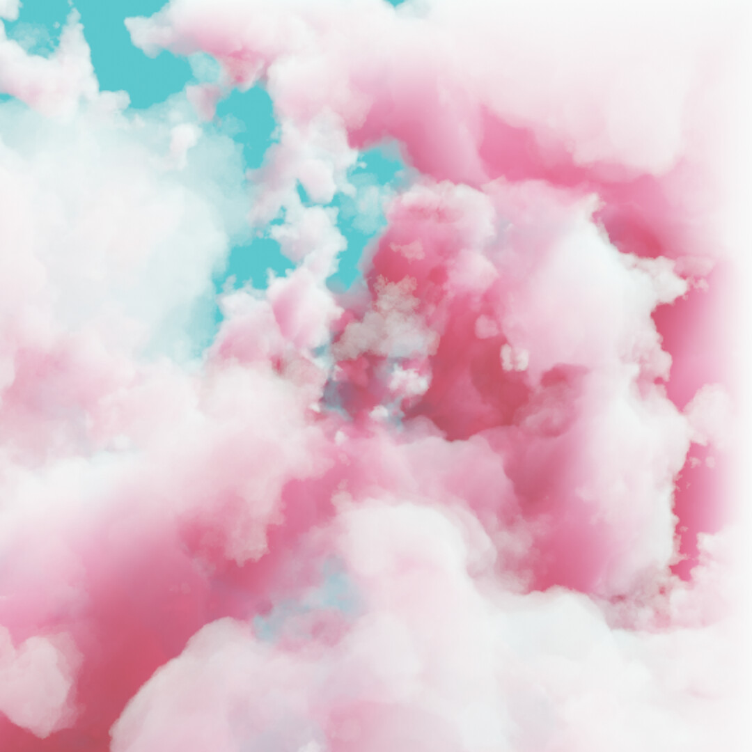 Pink Cotton Candy Clouds