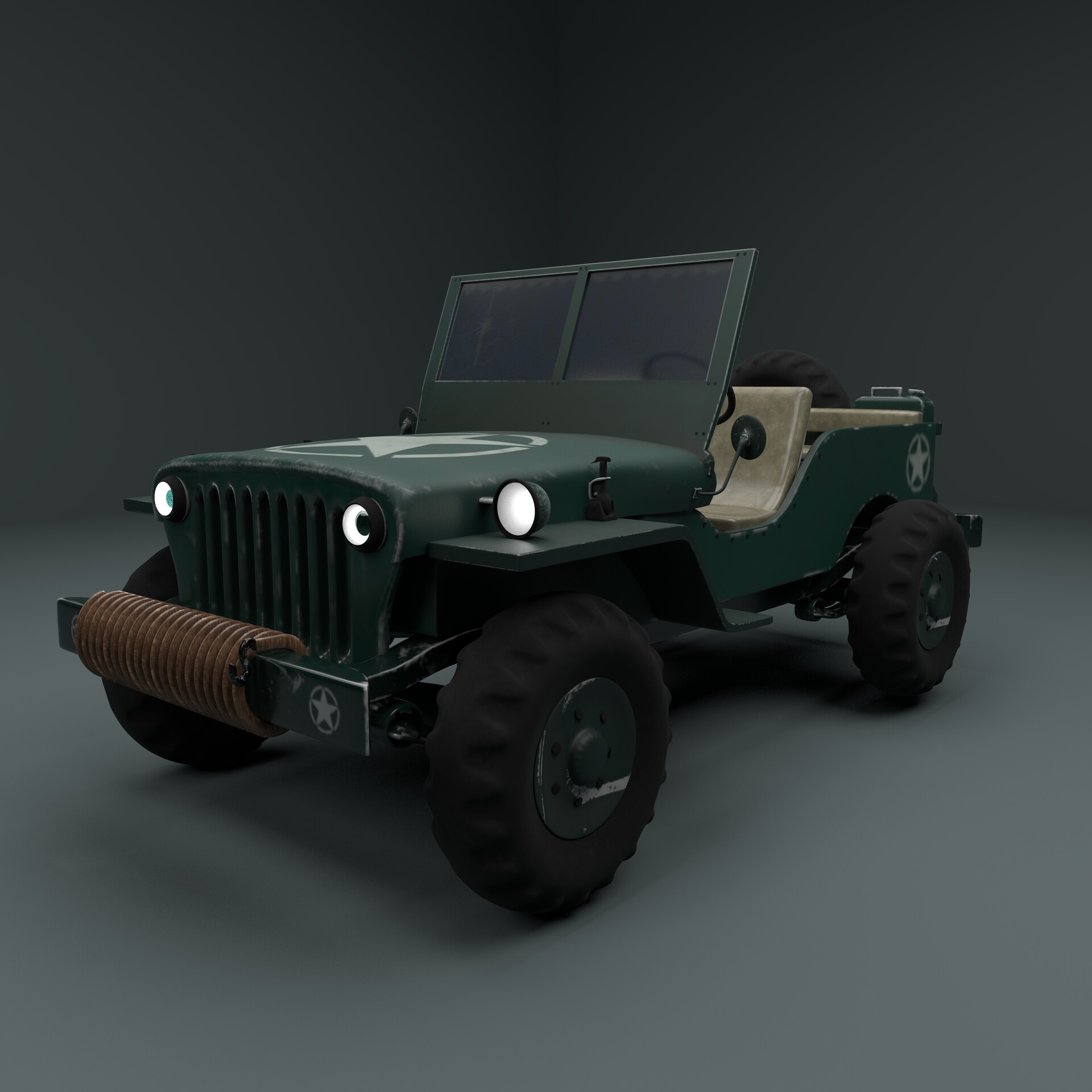ArtStation JEEP MODELING