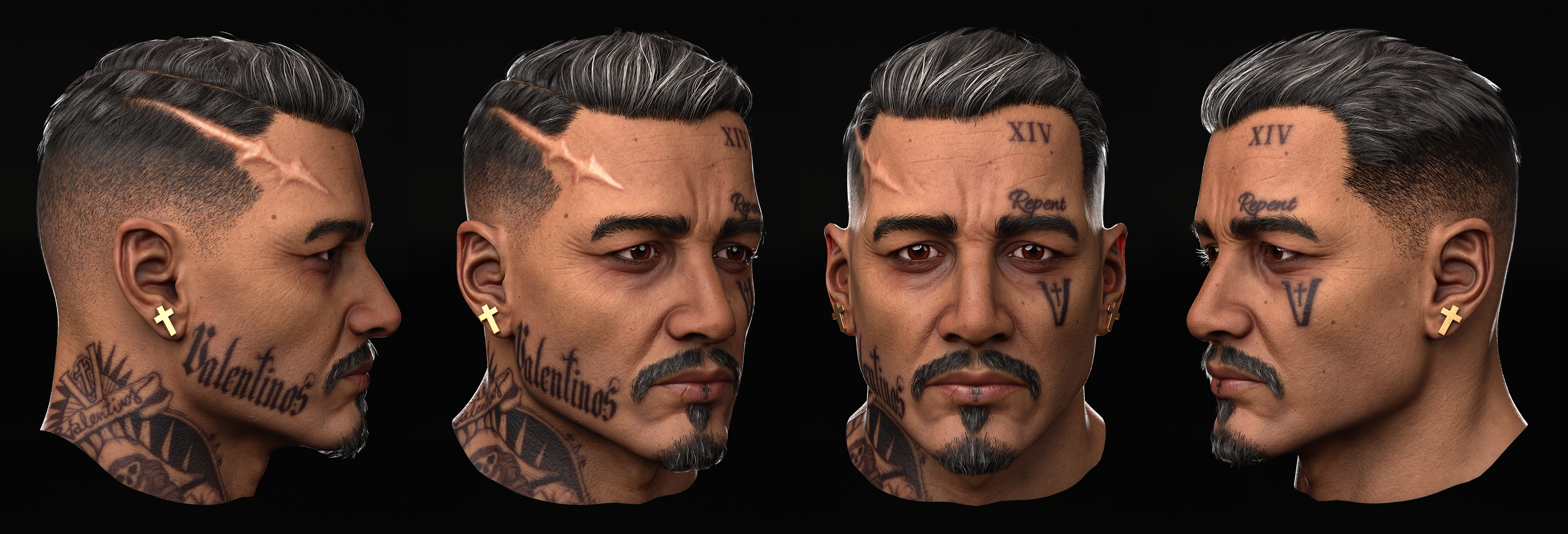 Is there any way to change facial tattoos Even with a mod   rcyberpunkgame