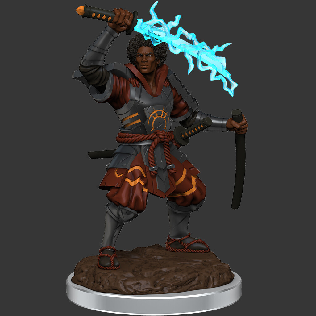 ArtStation Shunji The Lightning Samurai