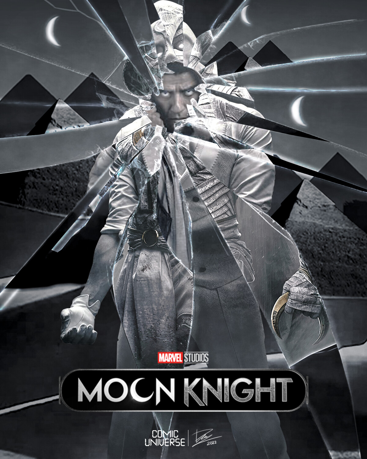 Moon Knight (2022) Poster by bakikayaa on DeviantArt  Moon knight, Marvel moon  knight, Moon knight comics