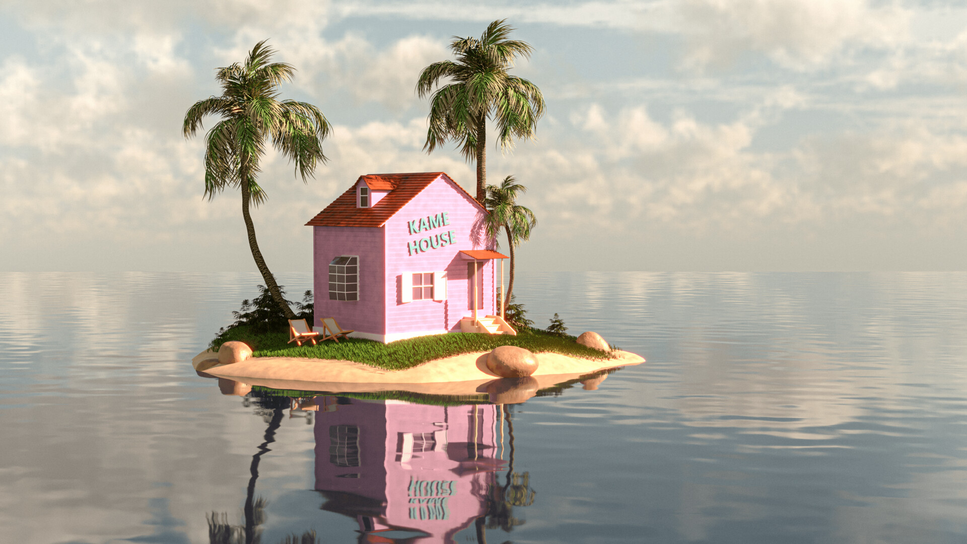 Kame House Wallpaper