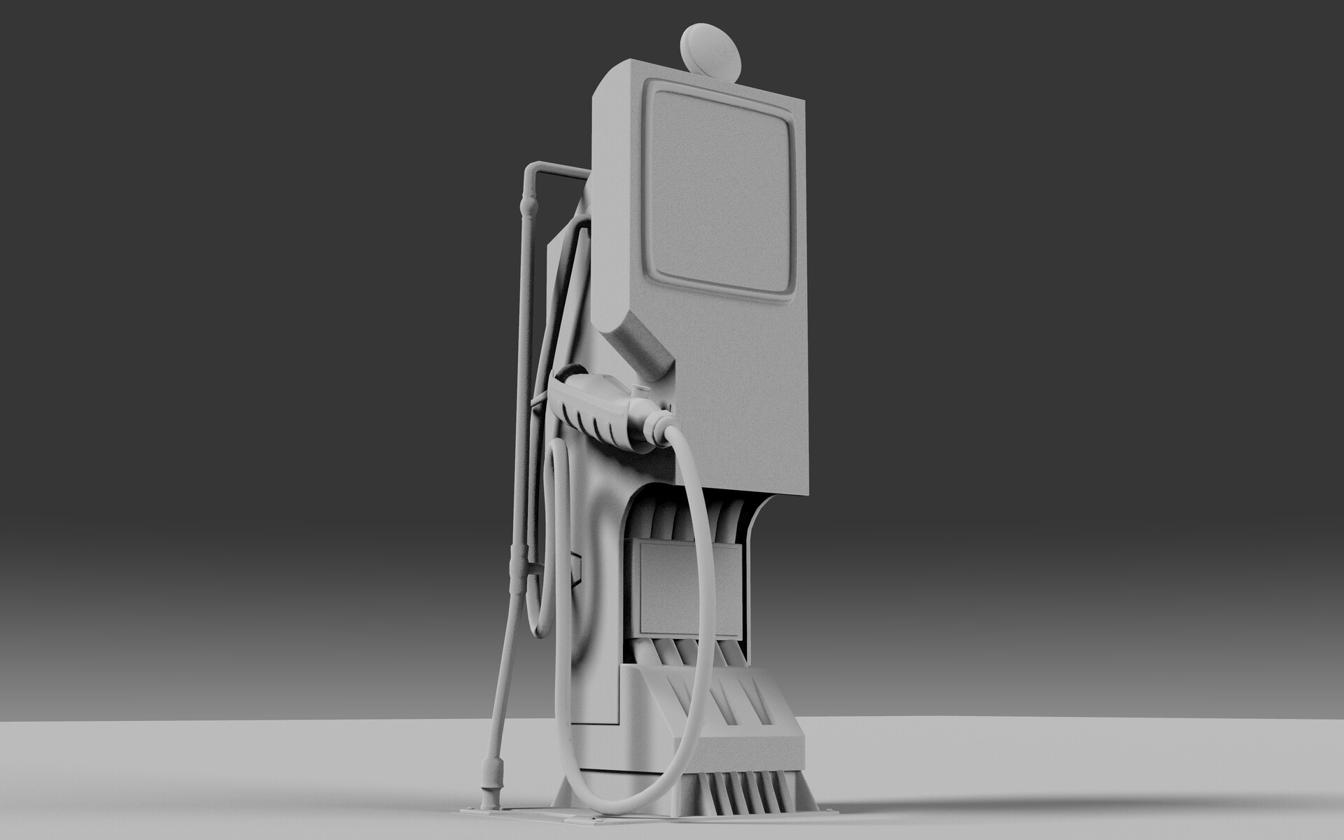 ArtStation Petrol_bunk 3D