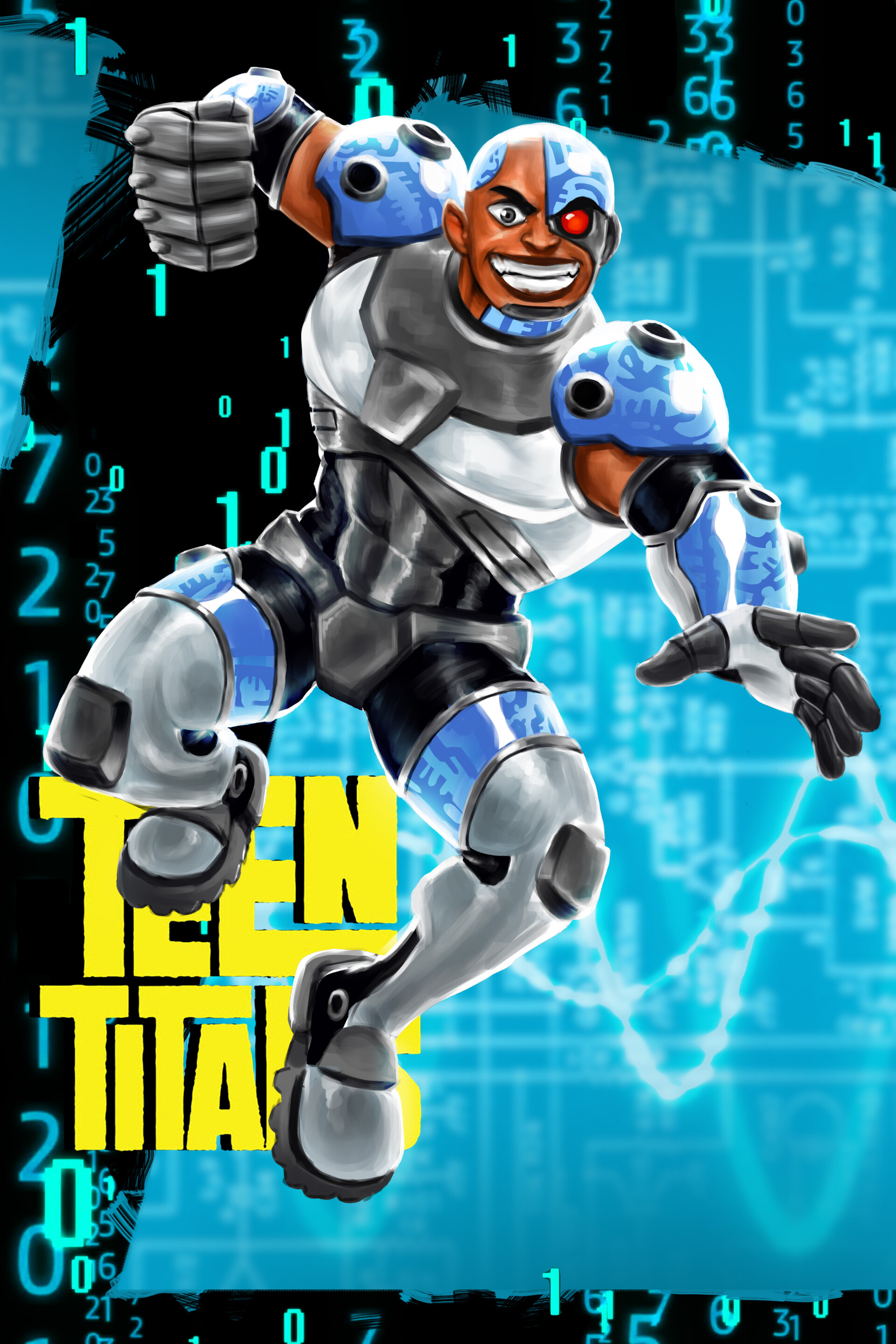 cyborg teen titans wallpaper