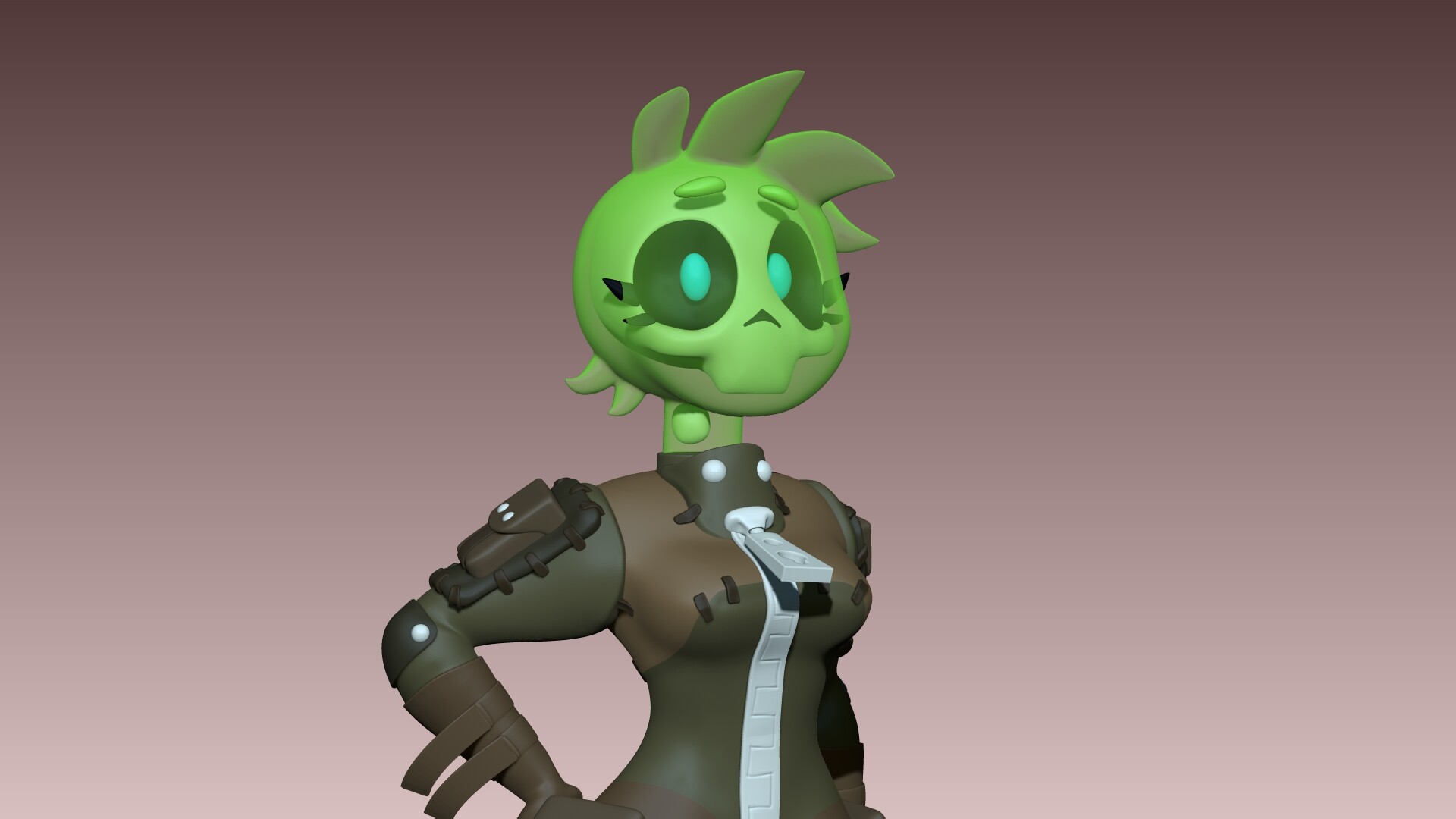ArtStation Monster heist Slime Girl