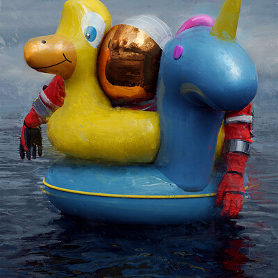 ArtStation - Duck Swim Ring